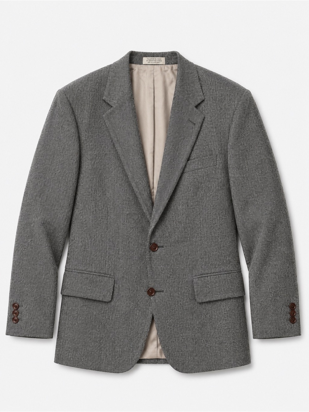 Orvis Gray Silk Tweed Blazer • Classic Ivy Sport Coat - 42L